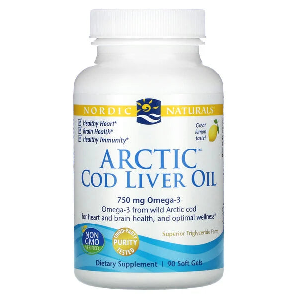 Nordic Naturals Cod Liver Oil 1,000mg, 80 soft gel